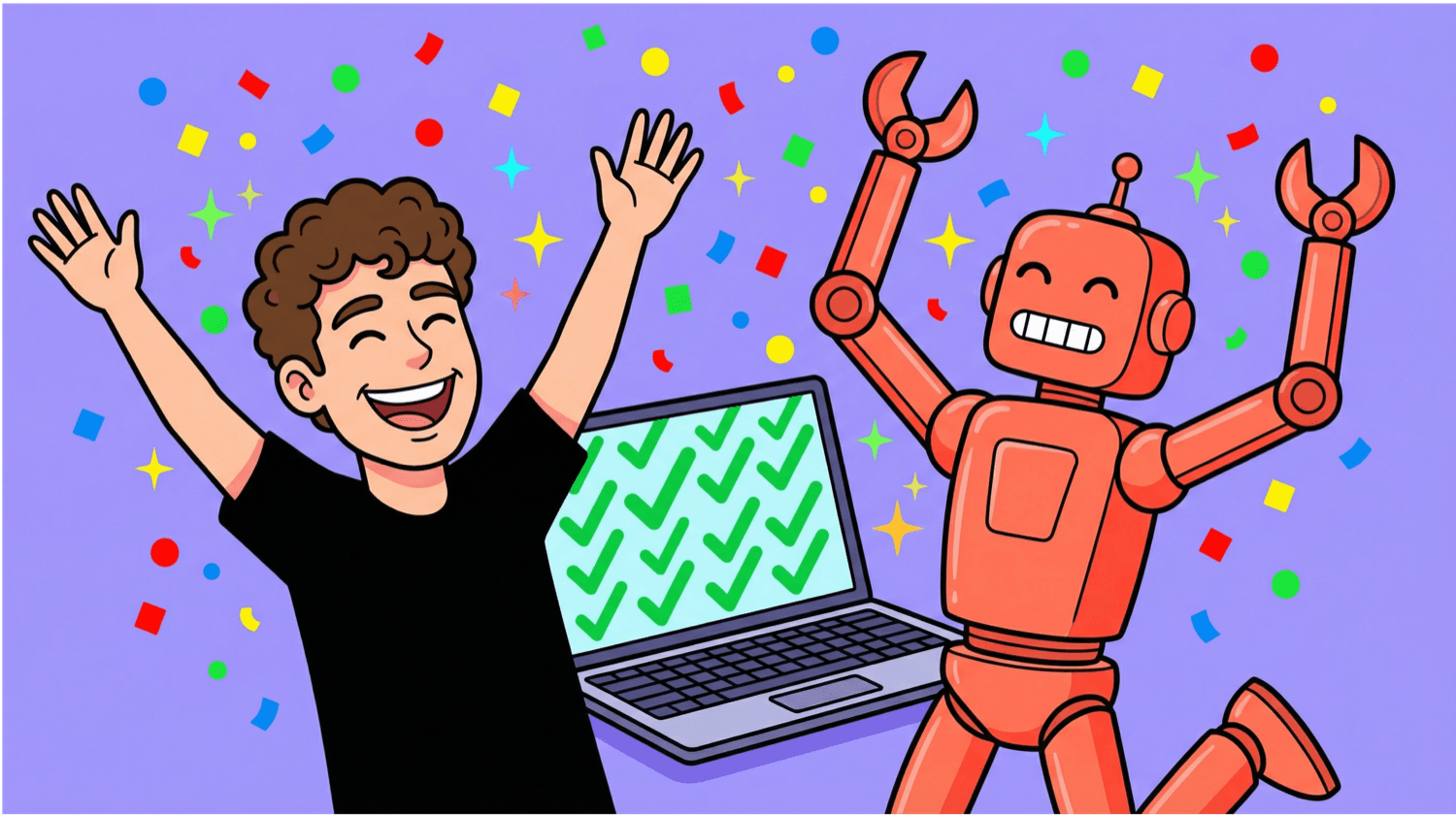 Celebrating with OpenClaw Bot